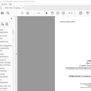 Case 650L Tier 3 Crawler Dozer Operator's Manual 51568782 - PDF DOWNLOAD