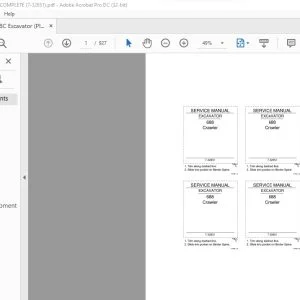 Case 688 Crawler Excavator Service Manual 7-32651 - PDF DOWNLOAD