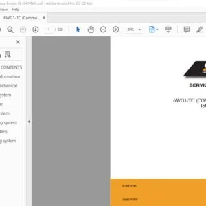 Case 6WG1-TC (Common Rail) Isuzu Engine Service Manual 9-36410 - PDF DOWNLOAD