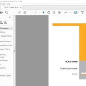 Case 750H Crawler Operators Manual 6-8880 - PDF DOWNLOAD