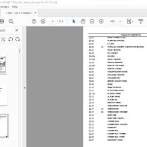Case 750L Tier 3 Crawler Dozer Parts Catalog Manual - PDF DOWNLOAD