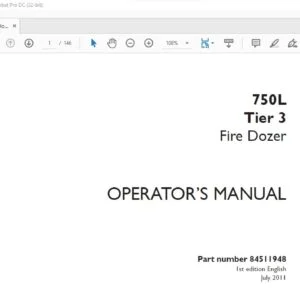 Case 750L Tier 3 Fire Dozer Operator's Manual 84511948 - PDF DOWNLOAD