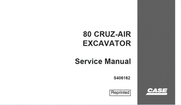 Case Cruz Air Excavator Service Manual S Pdf Download