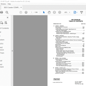 Case 850 Crawler Service Manual - PDF DOWNLOAD