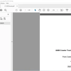 Case 850B Crawler Tractor Parts Catalog Manual C1338 - PDF DOWNLOAD