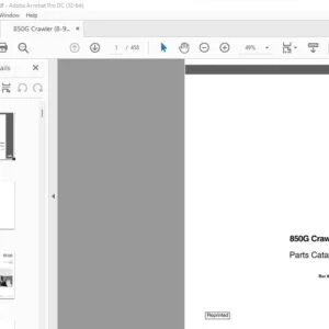 Case 850G Crawler Parts Catalog Manual 8-9503 - PDF DOWNLOAD