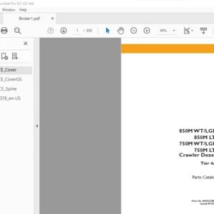 Case 850M WT LGP 850M LT 750M WT LGP 750M LT Crawler Dozer Tier 4A Parts Catalog Manual - PDF DOWNLOAD