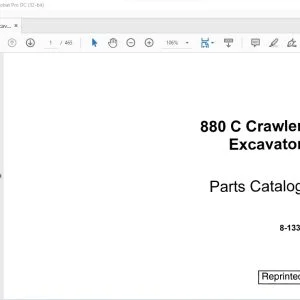 Case 880C Crawler Excavator Parts Catalog Manual 8-1332 - PDF DOWNLOAD