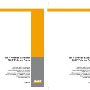 Case 888 P Wheeled Excavator Service Parts Catalogue Manual 8-7371 - PDF DOWNLOAD
