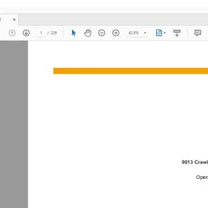 Case 9013 Crawler Excavator Operator's Manual 6-6751 GB - PDF DOWNLOAD