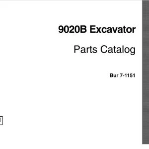 Case 9020B Excavator Parts Catalog Manual 7-1151 - PDF DOWNLOAD