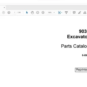 Case 9030 Excavator Parts Catalog Manual 8-8951 - PDF DOWNLOAD