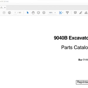 Case 9040B Excavator Parts Catalog Manual 7-1171 - PDF DOWNLOAD