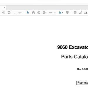 Case 9060 Excavator Parts Catalog Manual 8-90111 - PDF DOWNLOAD