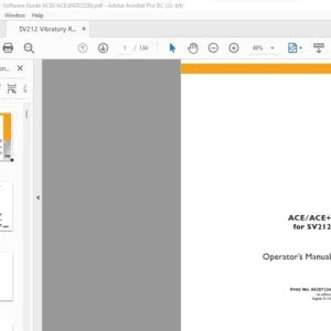 Case ACE ACE+ for SV212 Operator's Manual Print No. 84287226 - PDF DOWNLOAD