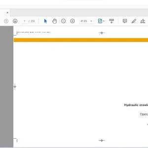 Case CX225SR Hydraulic Crawler Excavator Operator's Manual 6-35571 EN - PDF DOWNLOAD