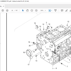 Case CX26C Mini Crawler Excavator Canopy Tier 4 Parts Catalog Manual - PDF DOWNLOAD