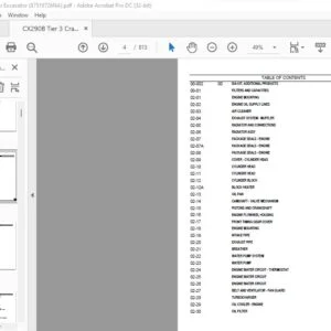 Case CX290B Crawler Excavator Tier 3 Parts Catalog Manual - PDF DOWNLOAD