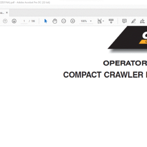 Case CX50B TIER 4 Compact Crawler Excavator Operator's Manual S2PJ00042ZE01 - PDF DOWNLOAD