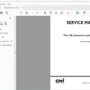 Case Cursor® 9 Tier 4A (interim) & Stage IIIB Engine Manual 48076828 - PDF DOWNLOAD