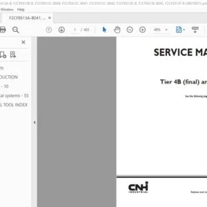 Case Cursor® 9 Tier 4B (final) & Stage IV Engine Service Manual 48076851 - PDF DOWNLOAD