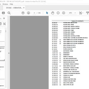 Case DV36E Vibratory Roller Tier 4B Parts Catalog Manual - PDF DOWNLOAD