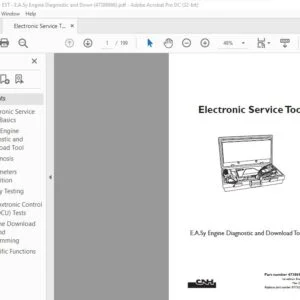 Case Electronic Service Tool - E.A.Sy Engine Diagnostic & Download Tool Manual 47386986 - PDF DOWNLOAD
