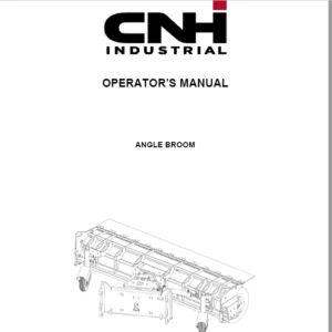 Case New Holland Angle Broom for Compact Wheel Loader Operator's Manual - PDF DOWNLOAD