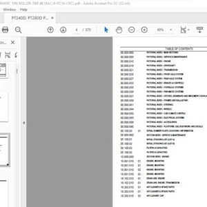 Case PT240D PT280D Pneumatic Tire Roller Tire 4B Parts Catalog Manual - PDF DOWNLOAD