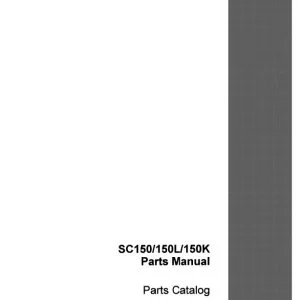 Case SC150 150L 150K Parts Catalog Manual J02-440-61 - PDF DOWNLOAD