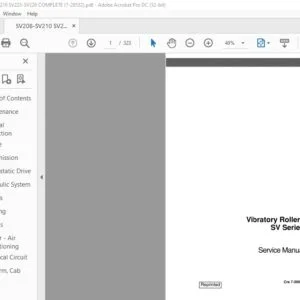 Case SV Series Vibratory Rollers Service Manual 7-29532 - PDF DOWNLOAD