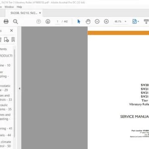 Case SV208 SV210 SV212 SV216 Tier 3 Vibratory Roller Service Manual PN 47688018 - PDF DOWNLOAD