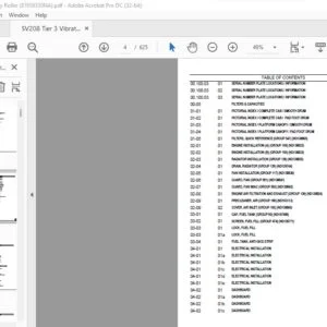 Case SV208 Vibratory Roller Tier 3 Parts Catalog Manual PN 87659330NA - PDF DOWNLOAD