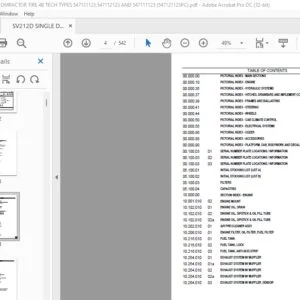 Case SV212D Single Drum Compactor Tier 4B Parts Catalog Manual - PDF DOWNLOAD
