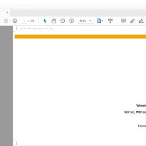 Case WX145 WX165 & WX185 Tier 3 Wheeled Hydraulic Excavators Operator's Manual 87590052 - PDF DOWNLOAD