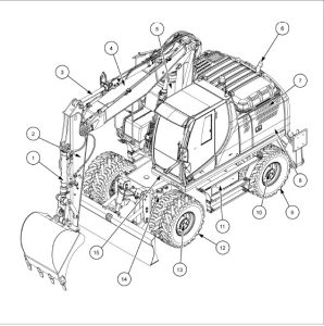 Case WX148 Wheeled Excavator Operator's Manual 47485156 - PDF DOWNLOAD ...