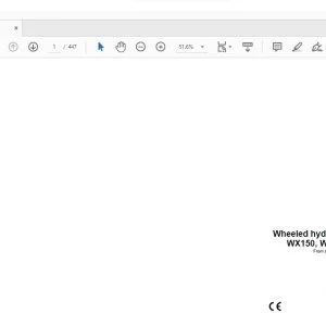 Case WX150 WX170 & WX200 Wheeled Hydraulic Excavators Operator's Manual 6-36280 GB - PDF DOWNLOAD