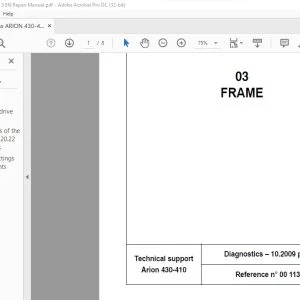 CLAAS Arion 410 420 430 Diagnostics Manual PDF