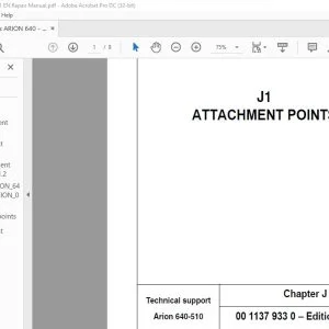 CLAAS Arion 640 Series Tractor Repair Manual PDF