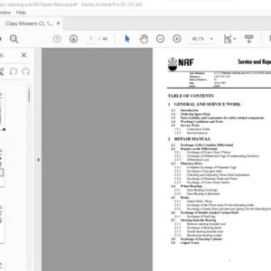 Claas CL 17 Planetary-steering axle in Service and Repair Manual - PDF DOWNLOAD