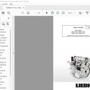 Claas Liebherr D934 A7-04  D936 A7-04 D944 A7-04  D946 A7-04 Diesel engine Repair Manual - PDF DOWNLOAD