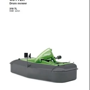 Fendt CUTTER 310 TL Drum Mower Operation Manual PDF Download