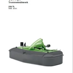 Fendt CUTTER Trommelmahwerk 310 TL Betriebsanletiung - PDF DOWNLOAD (German)
