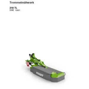 Fendt CUTTER Trommelmahwerk 310 TL Betriebsanletiung - PDF DOWNLOAD (German)