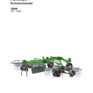 Fendt FORMER Kreiselschwader 12545 Betriebsanleitung - PDF DOWNLOAD (German)