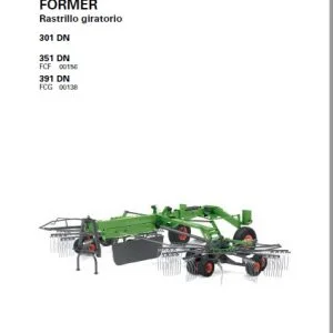 Fendt Former Rastrillo giratorio 301 DN 351 DN 391 DN Manual del operario - PDF DOWNLOAD (Spanish)