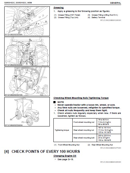 Kubota B2650hsdc B3350hsdc Tractor Workshop Manual - Pdf Download 