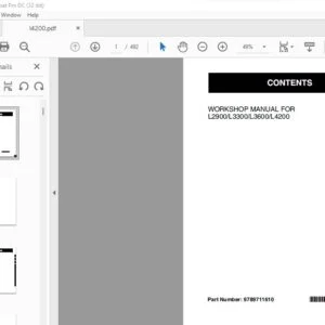 Kubota L2900 L3300 L3600 L4200 Workshop Manual - PDF DOWNLOAD