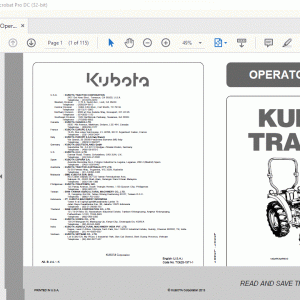 Kubota L3301 L3901 Tractor Operator's Manual - PDF DOWNLOAD