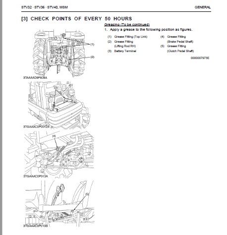 Kubota Tractor STV32,STV36,STV40 Workshop Manual - PDF DOWNLOAD ...